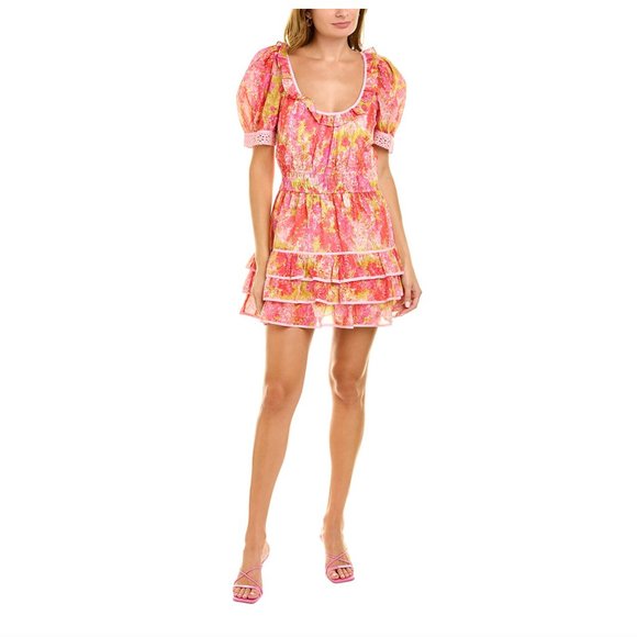 LoveShackFancy Safiya Mini Dress - Picture 5 of 14